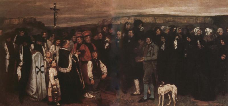 Gustave Courbet Interment oil painting image